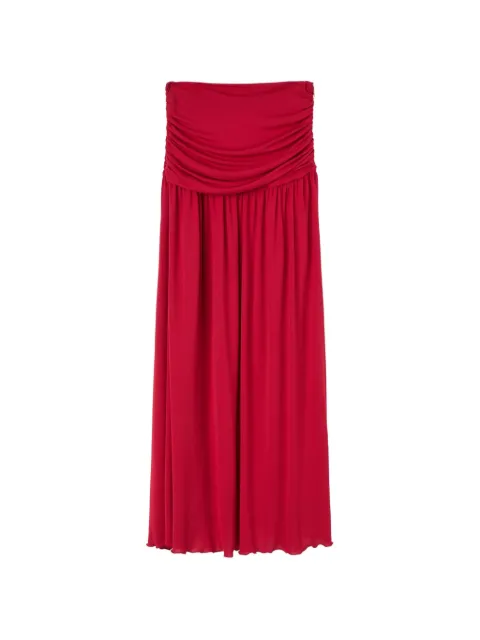 RETORI draped jersey maxi skirt