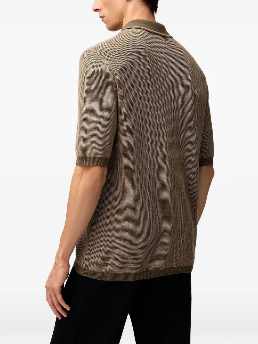 RETORI Vanisé gebreid poloshirt Beige