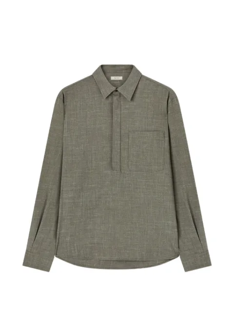 RETORI long-sleeve pocket polo shirt