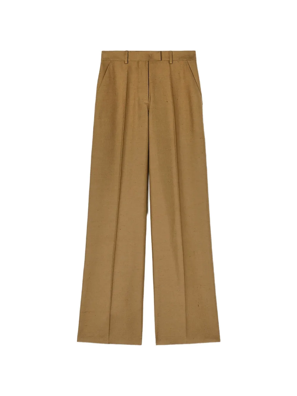 RETORI pleated silk trousers