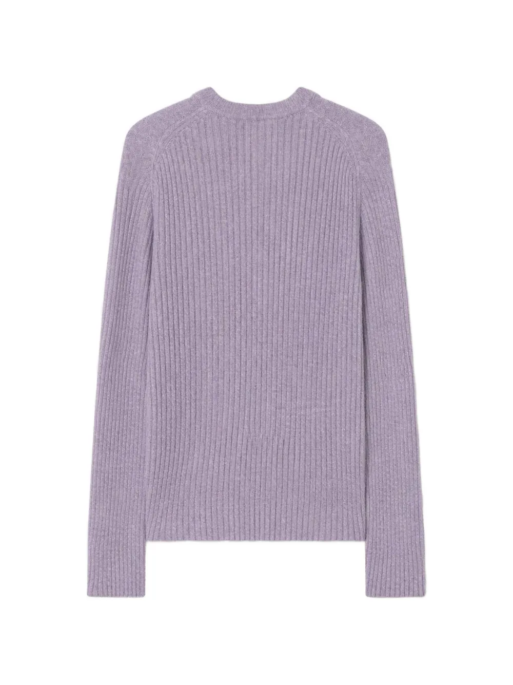 RETORI Ribgebreide sweater Paars