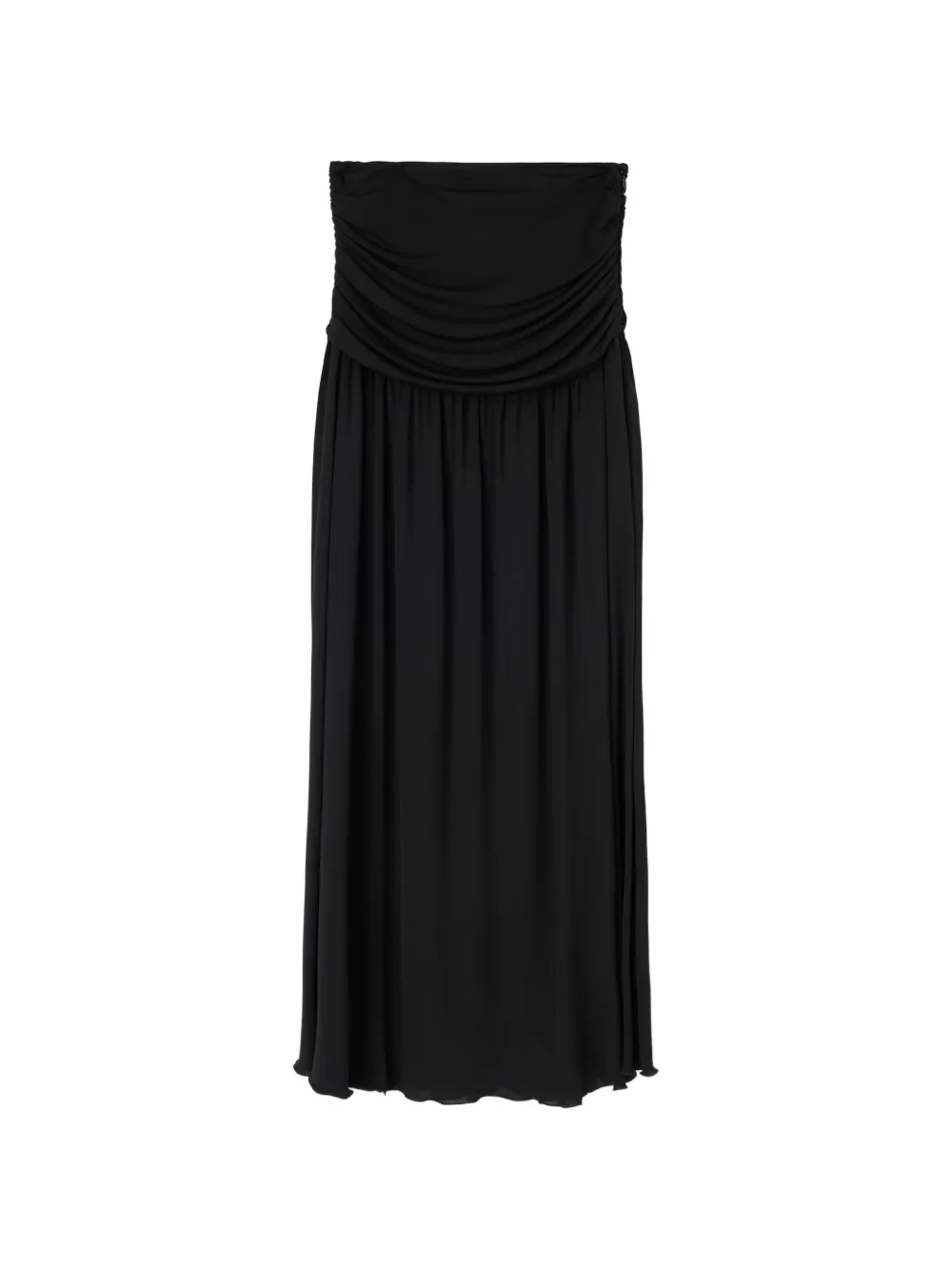 RETORI draped maxi skirt - Schwarz
