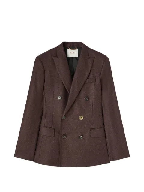 RETORI blazer croisé à revers pointus