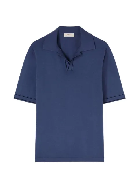RETORI stripe-detail polo shirt