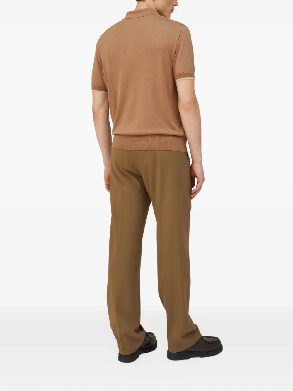 RETORI pleated trousers Bruin