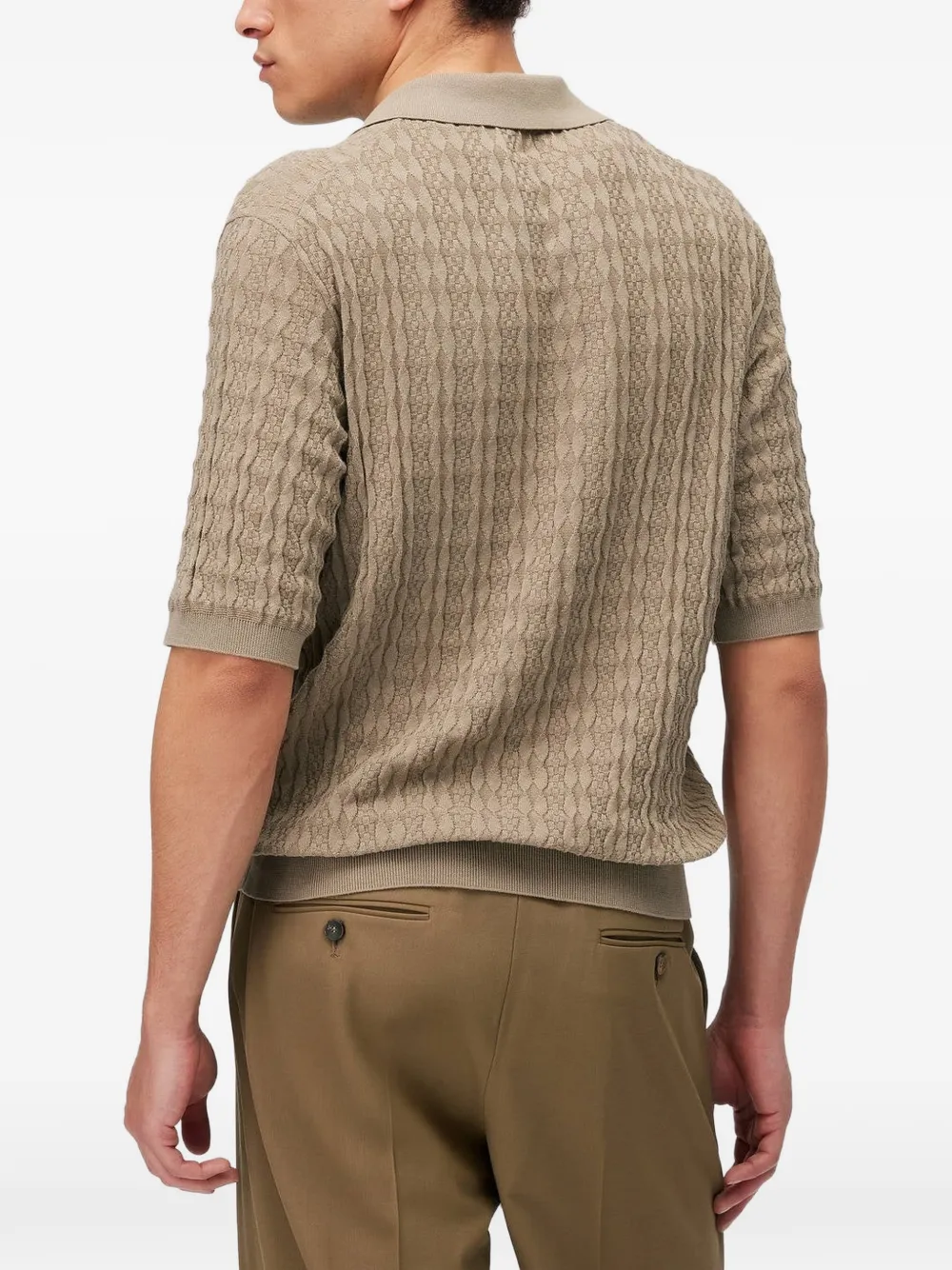 RETORI T-shirt met ronde hals Beige