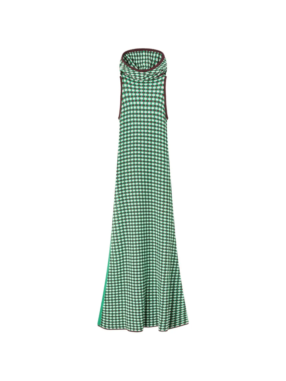 RETORI hooded maxi dress