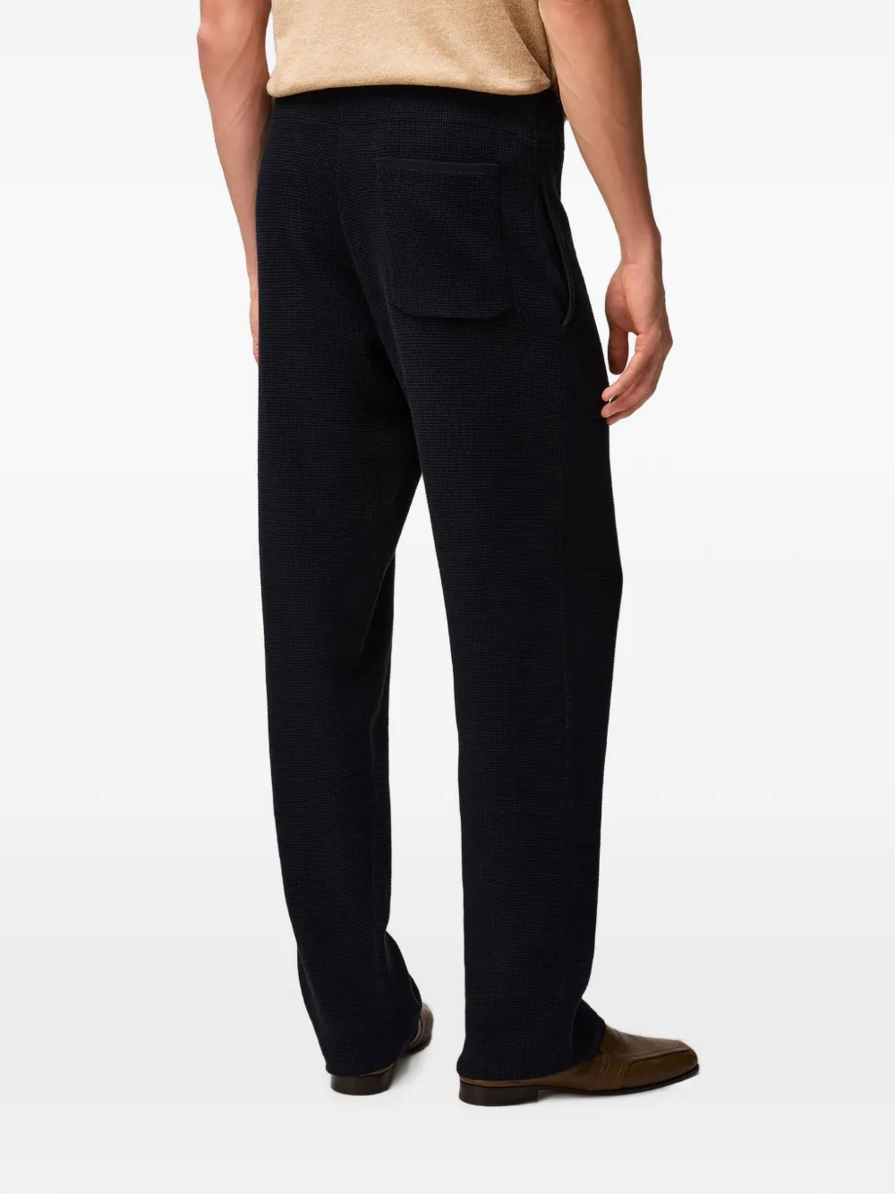RETORI Milano broek met stiksels Blauw