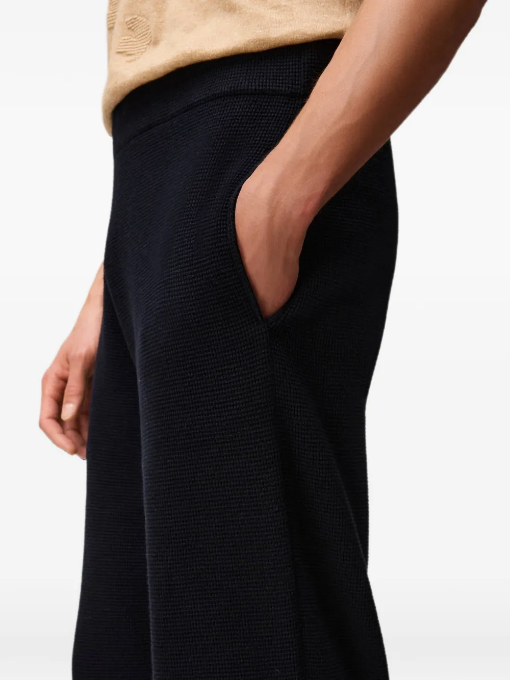 RETORI Milano broek met stiksels Blauw