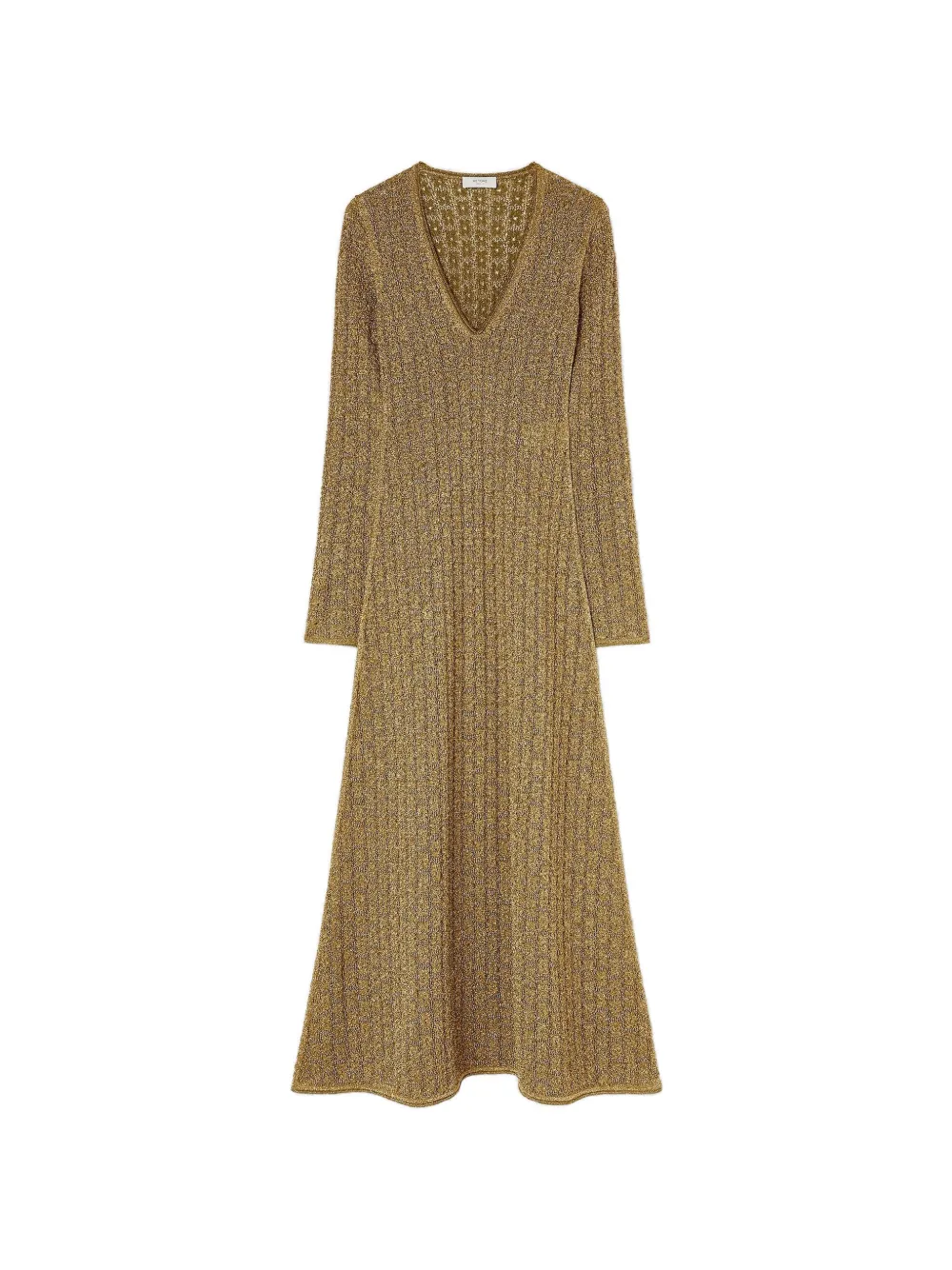 RETORI floral-jacquard knitted maxi dress