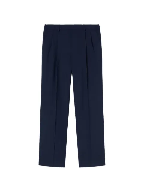 RETORI pleated concealed-fastening trousers