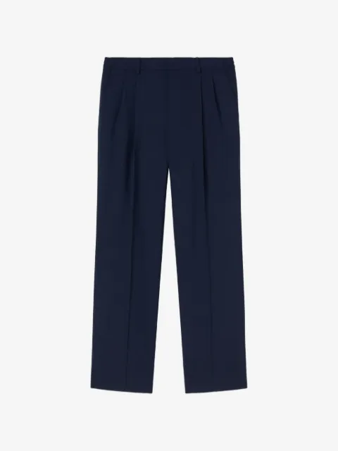 RETORI pleated concealed-fastening trousers