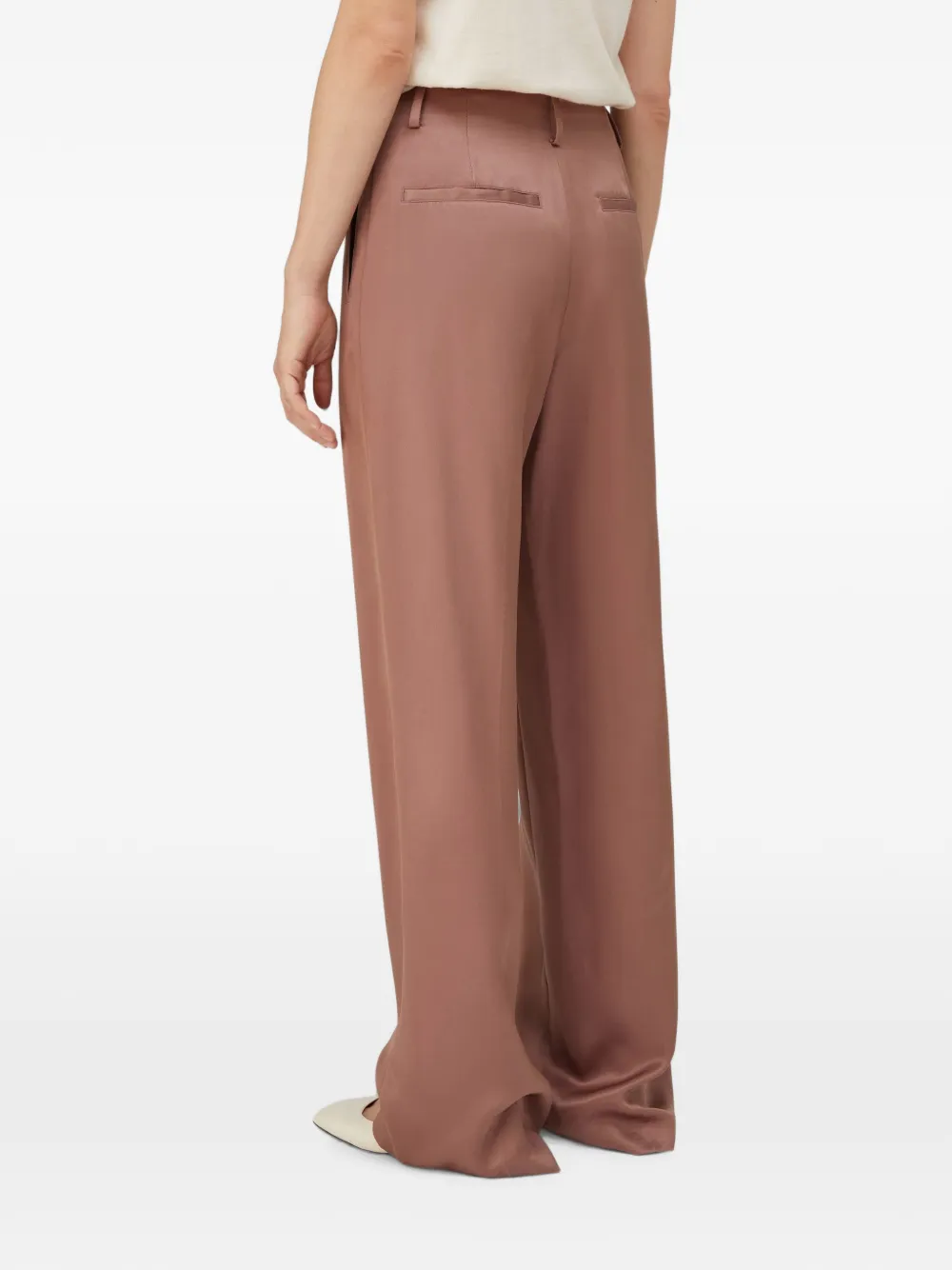 RETORI Heritage zijden broek Roze