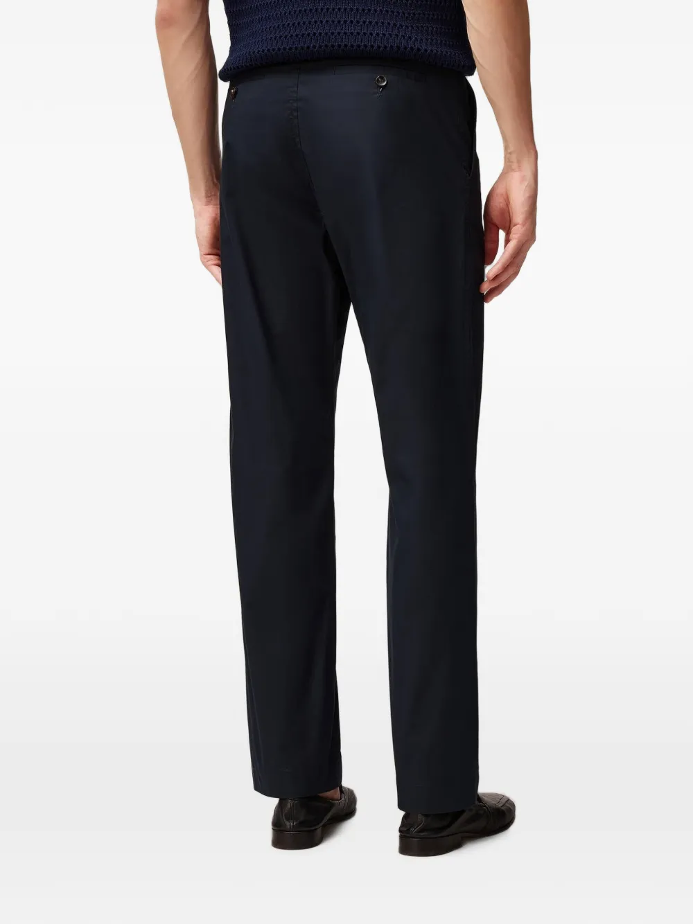 RETORI Broek met ceintuur Blauw