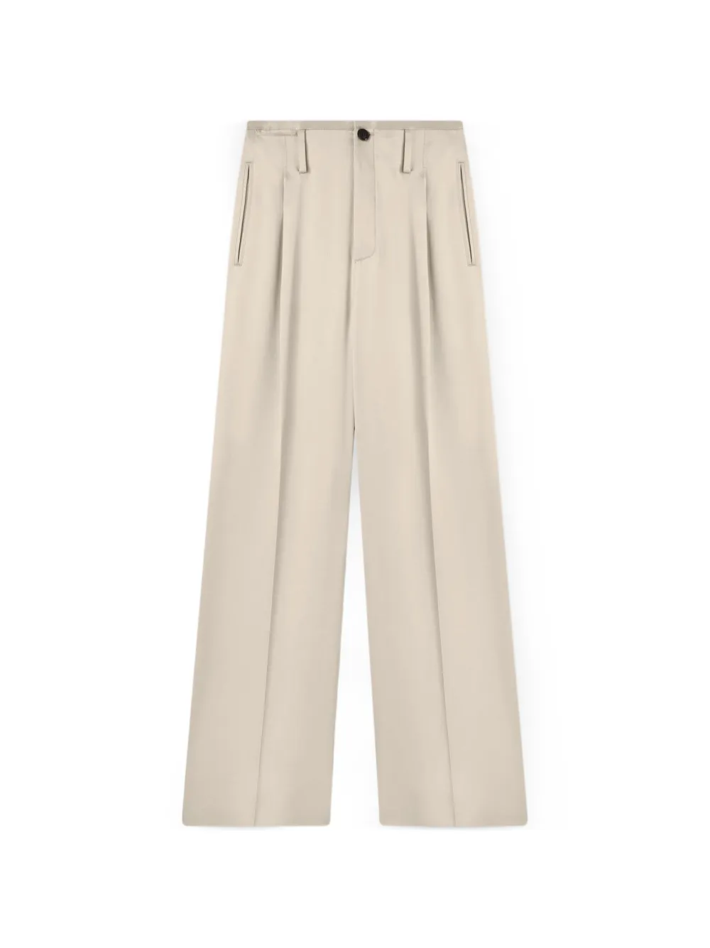 RETORI Heritage wide-leg silk trousers - Toni neutri
