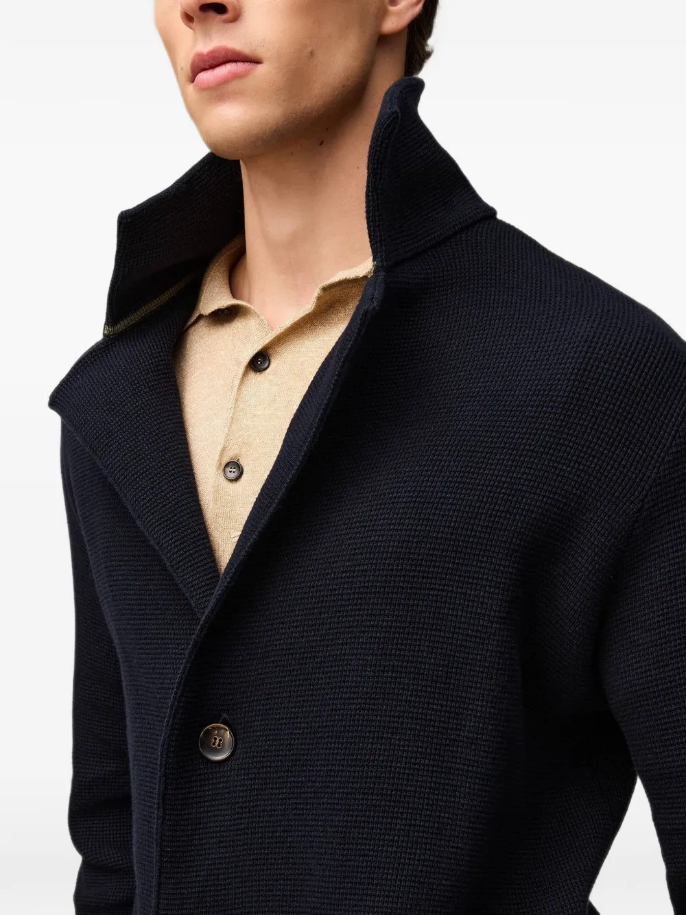 RETORI single-breasted blazer Blauw