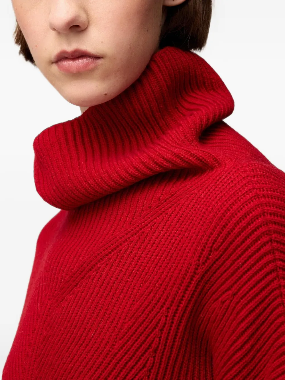 RETORI ribbed-knit wool sweater Rood