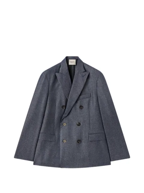 RETORI double-breasted peak-lapel wool blazer