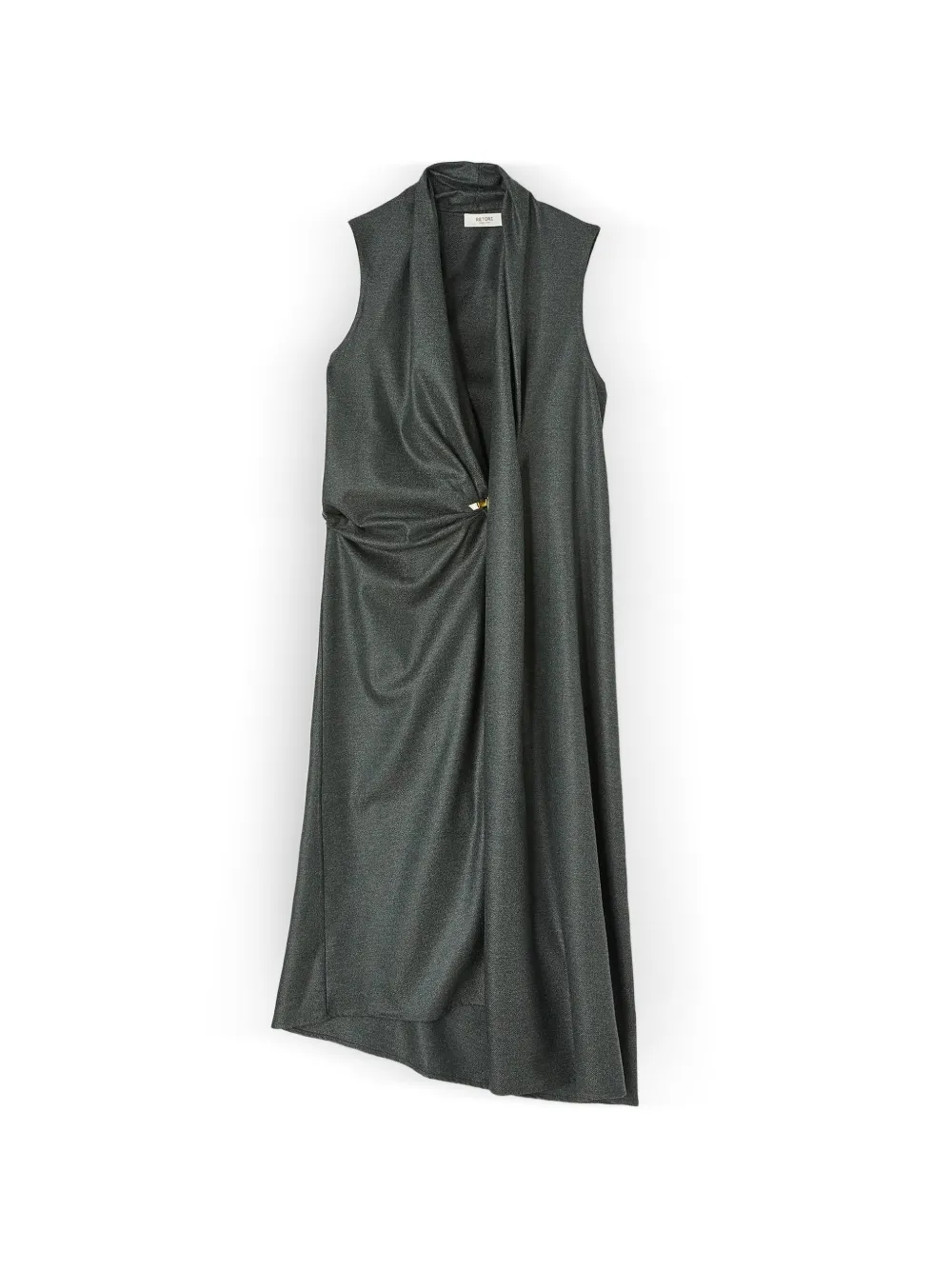 RETORI wrap-style sleeveless maxi dress - Green