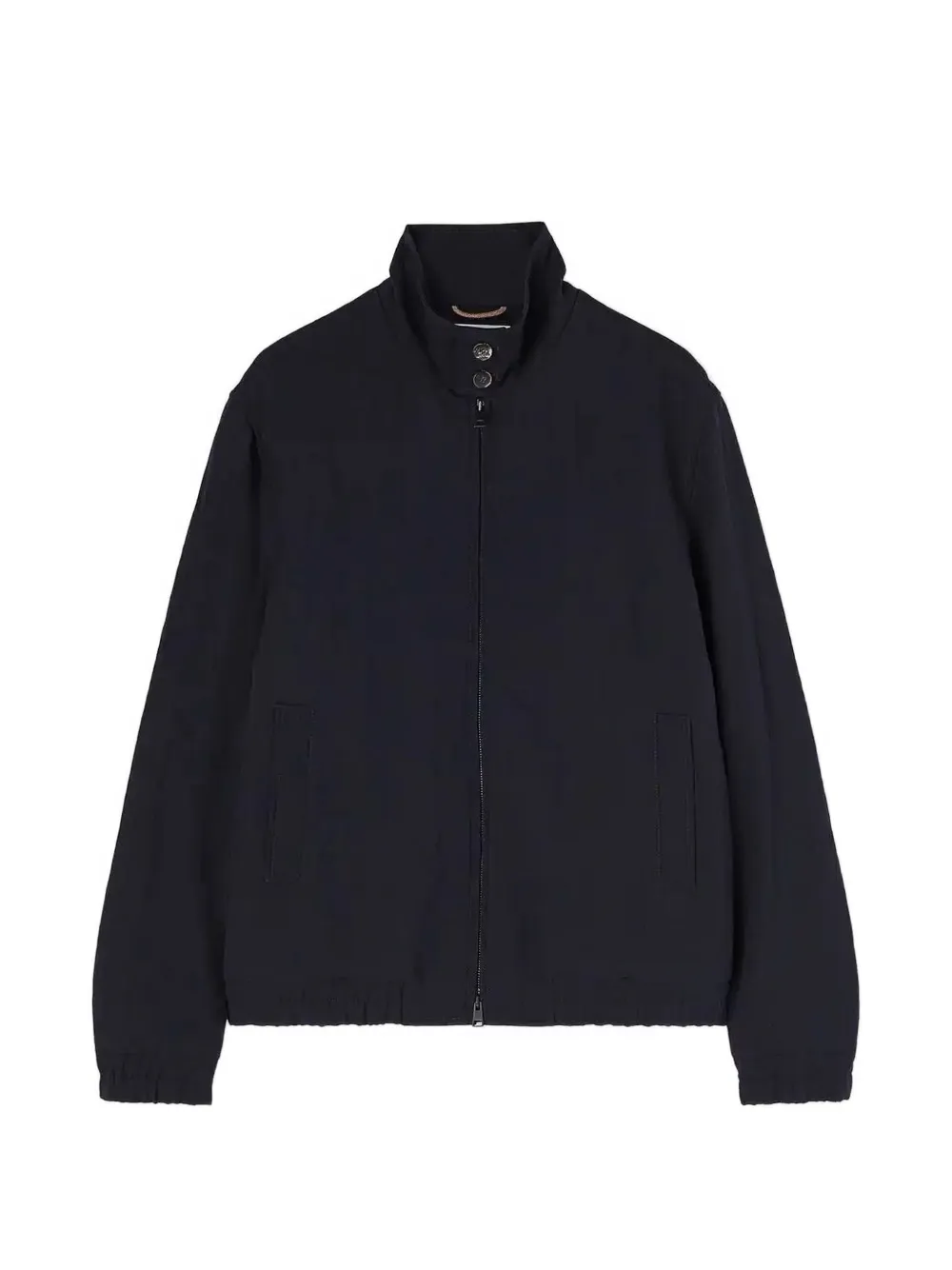 Retori Packable Zip-up Wool Bomber Jacket In Blue