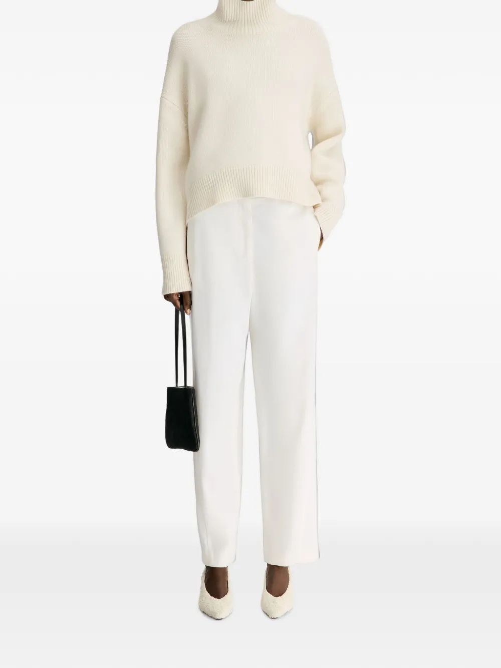 LouLou de Saison Jonah kasjmier trui Beige