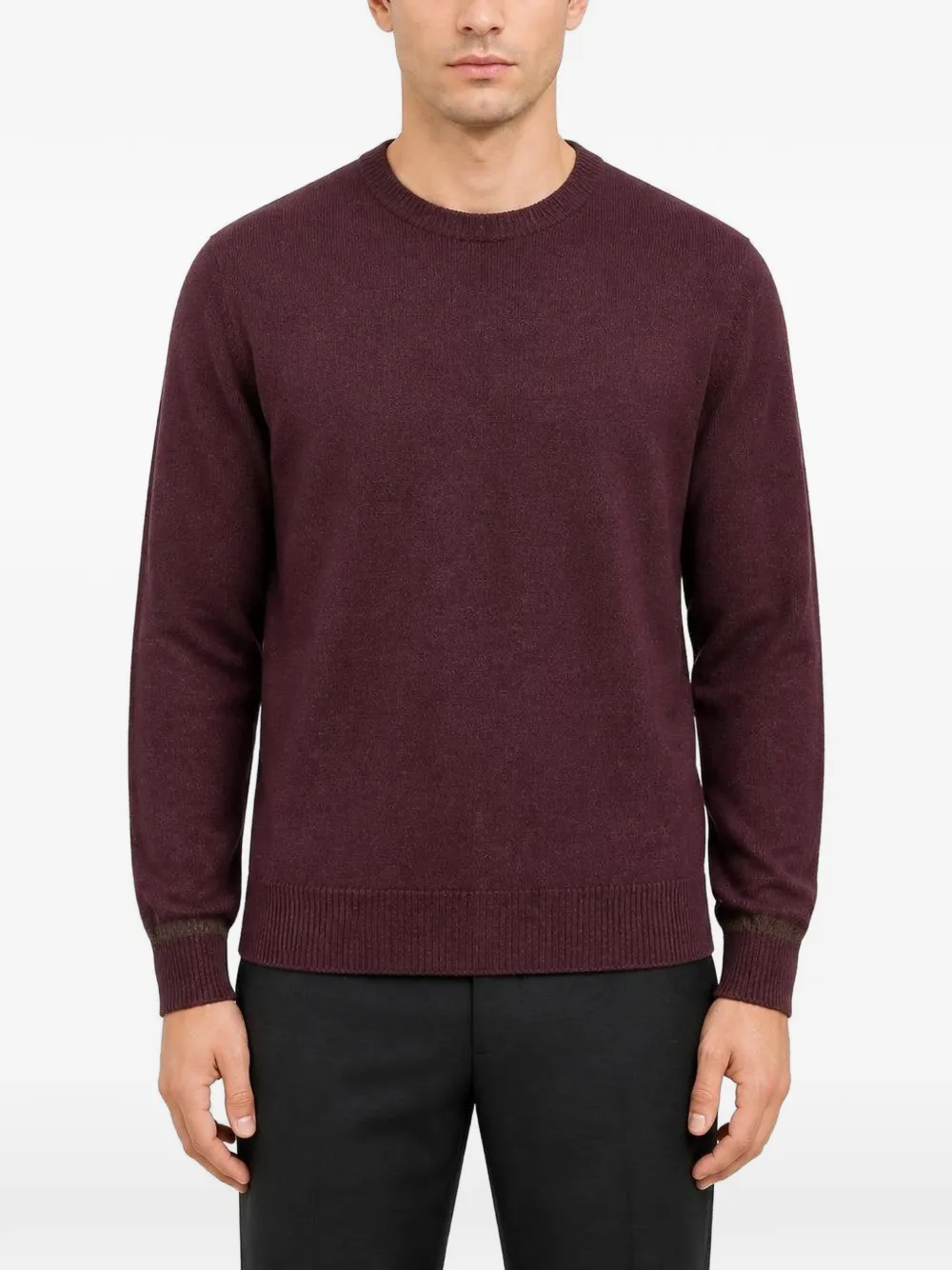RETORI Trui met ronde hals Rood
