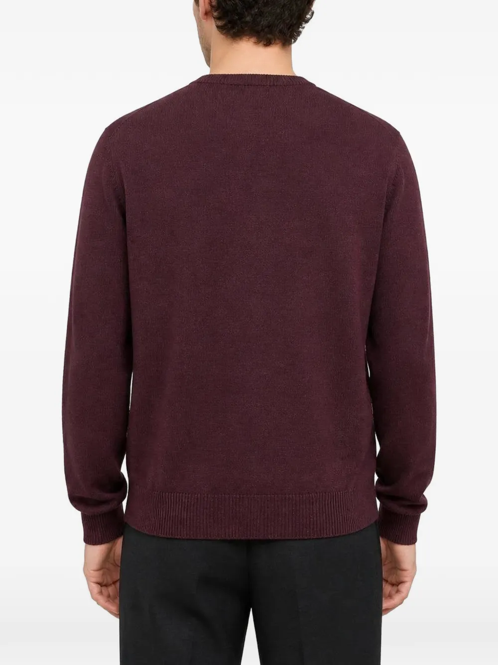 RETORI Trui met ronde hals Rood