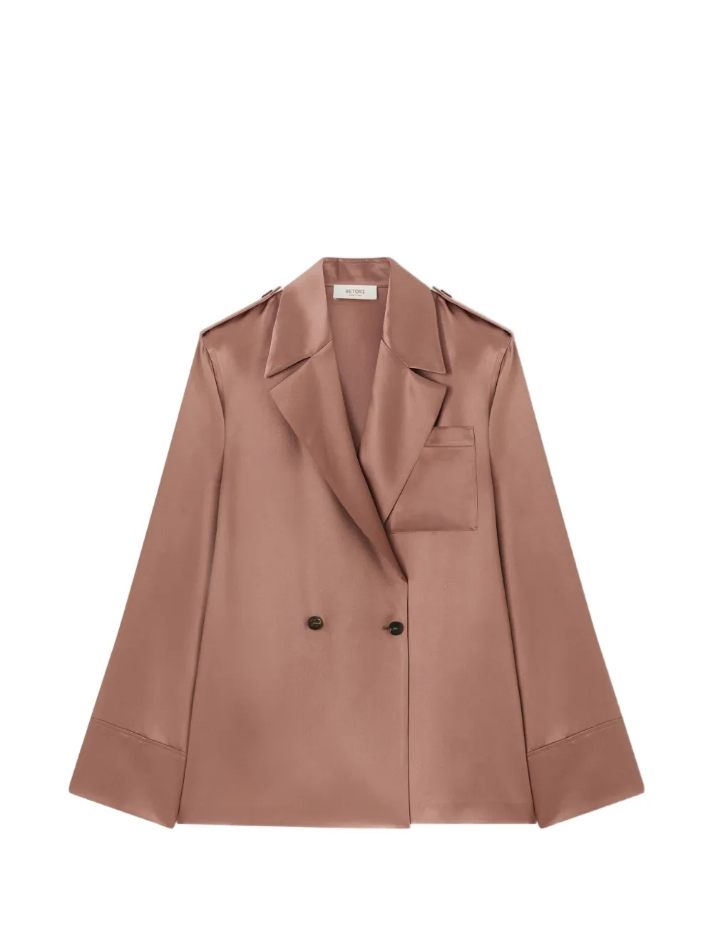 RETORI double-breasted blouse - Rosa