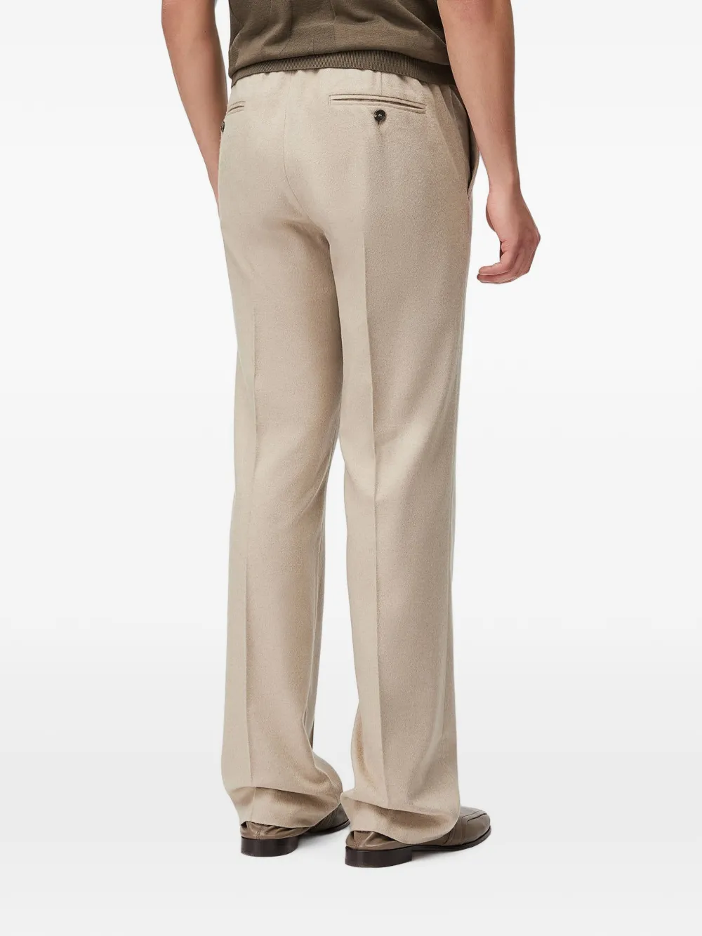 RETORI Ruimvallende broek Beige