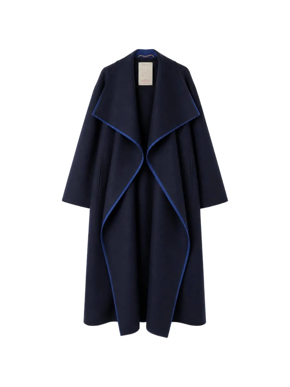 RETORI shawl-collar wool coat - Blu