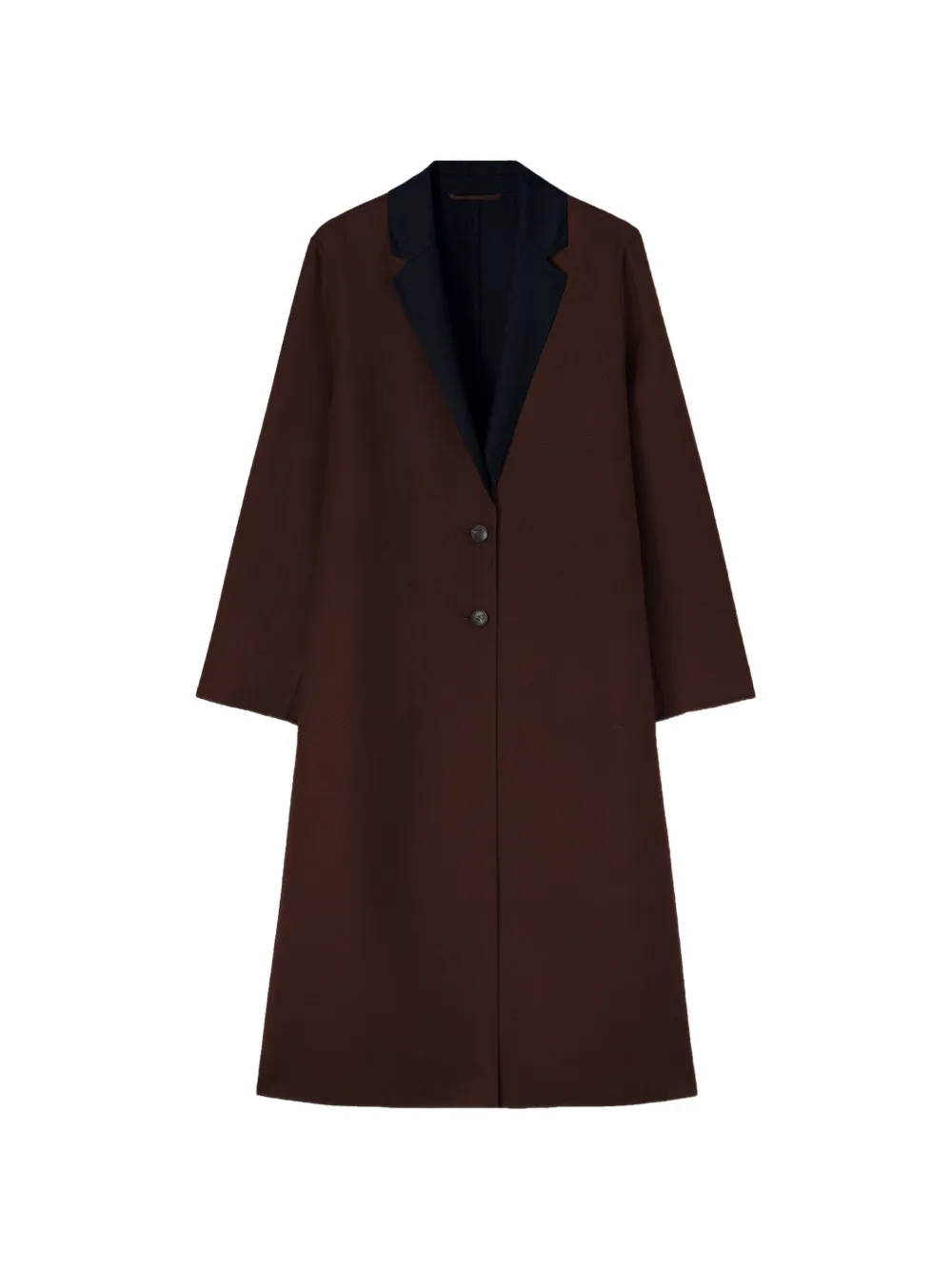 RETORI reversible wool coat - Marrone