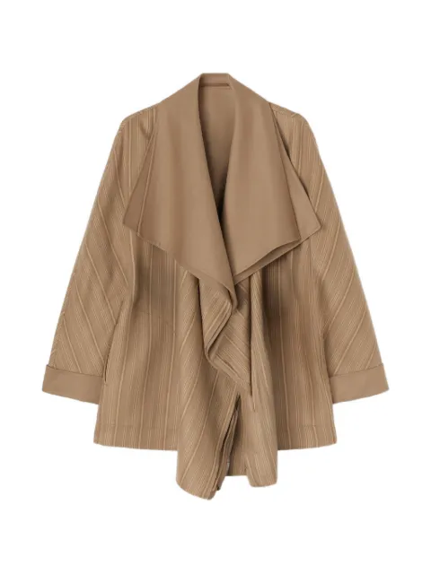 RETORI striped shawl-collar wool jacket