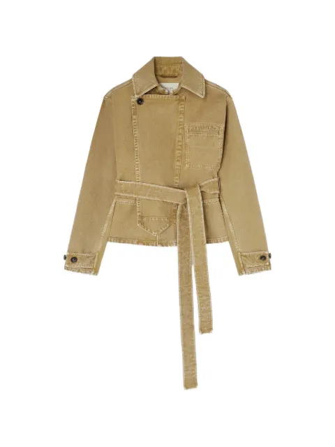 RETORI belted denim jacket