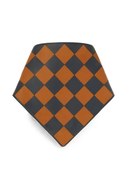 RETORI damier-pattern bandana
