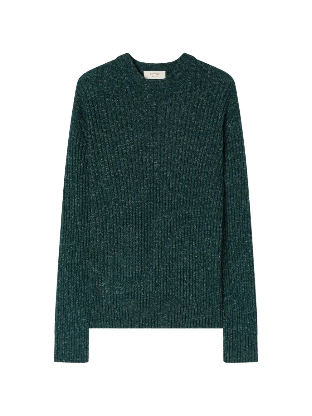 RETORI ribbed-knit mélange sweater - Verde