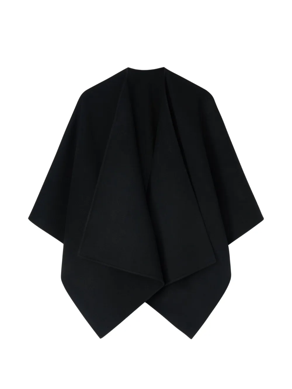 RETORI virgin-wool cape - Schwarz