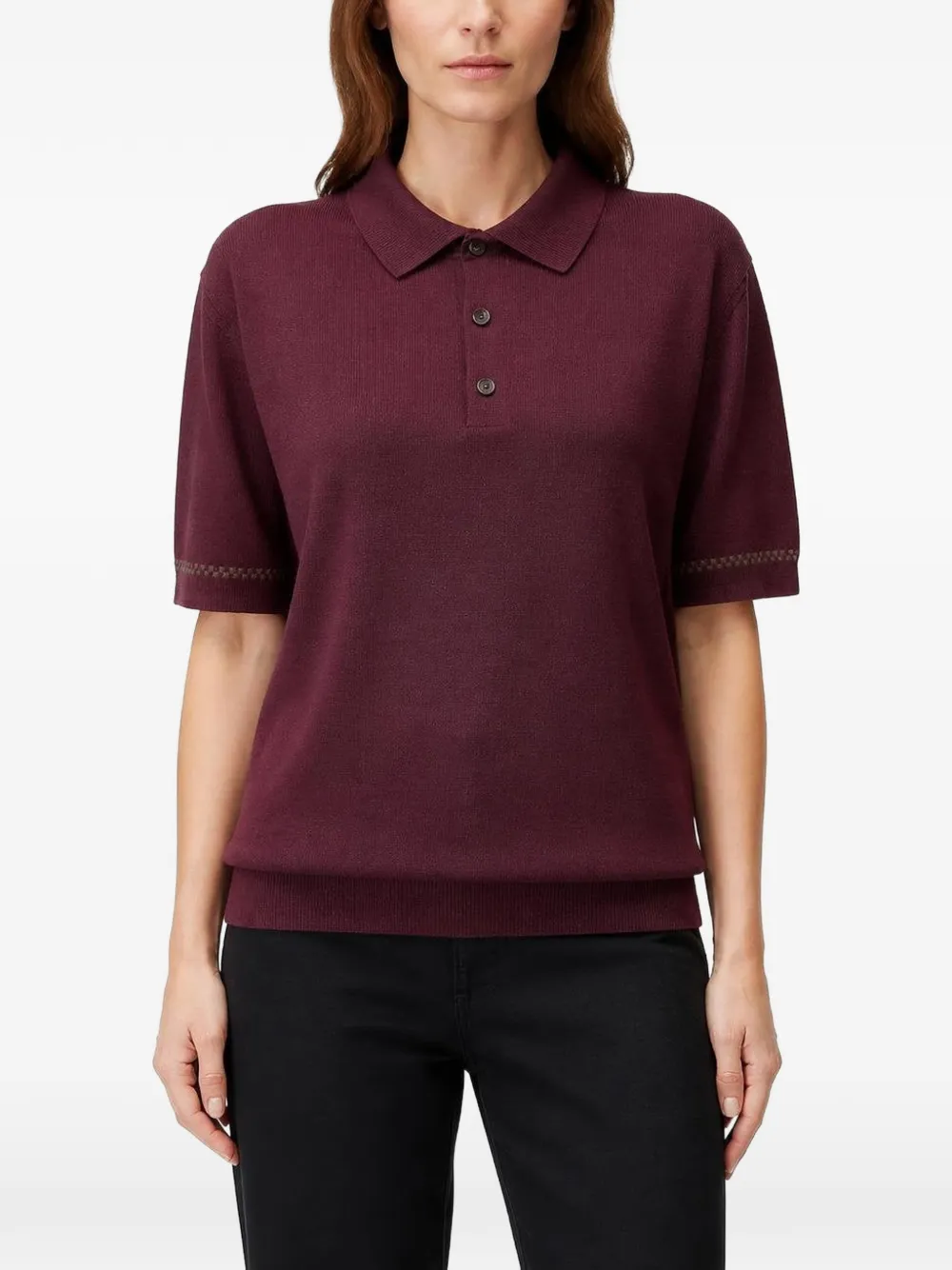 RETORI Poloshirt met korte mouwen Rood