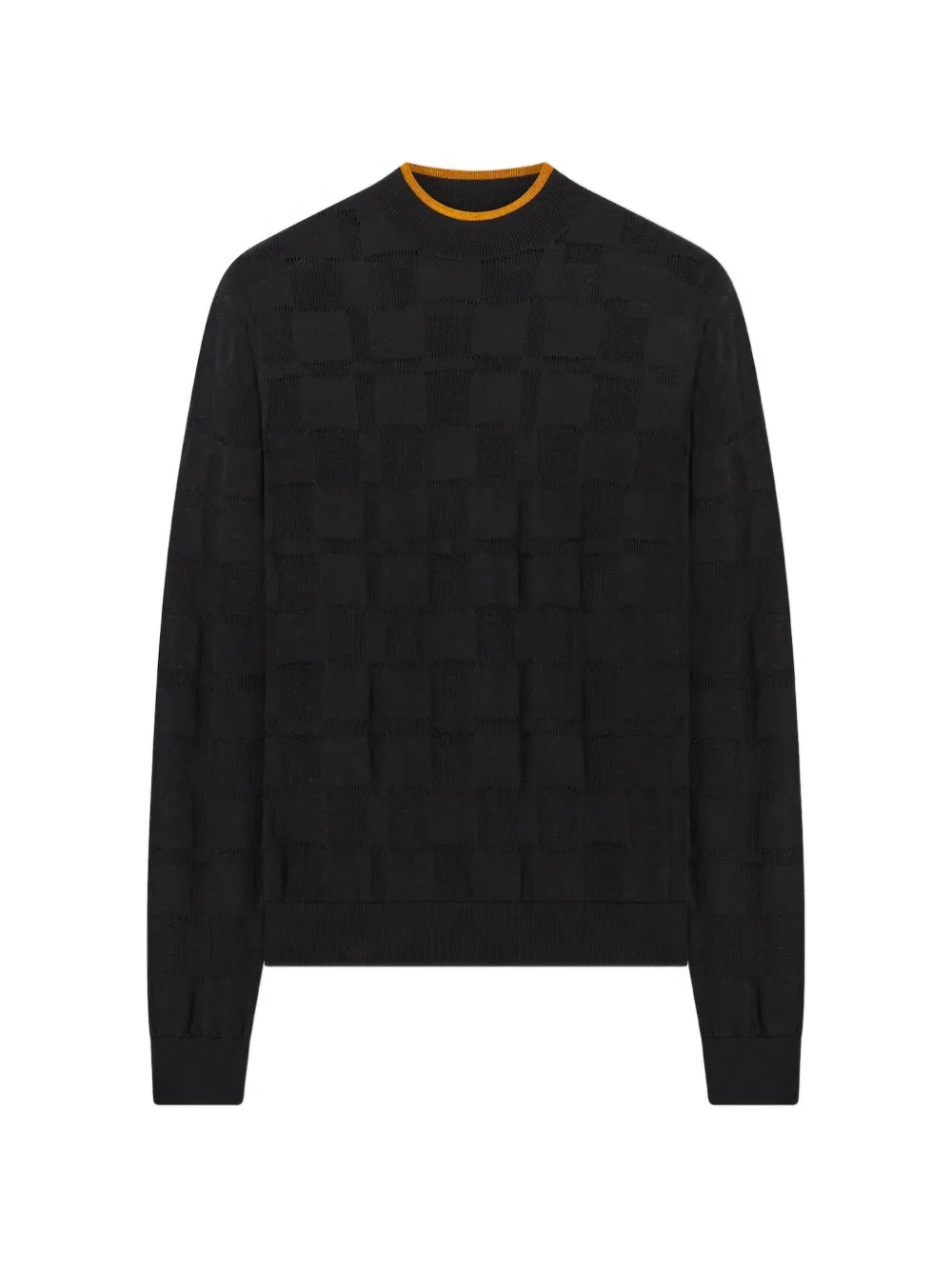 RETORI fine-knit long-sleeve top - Nero