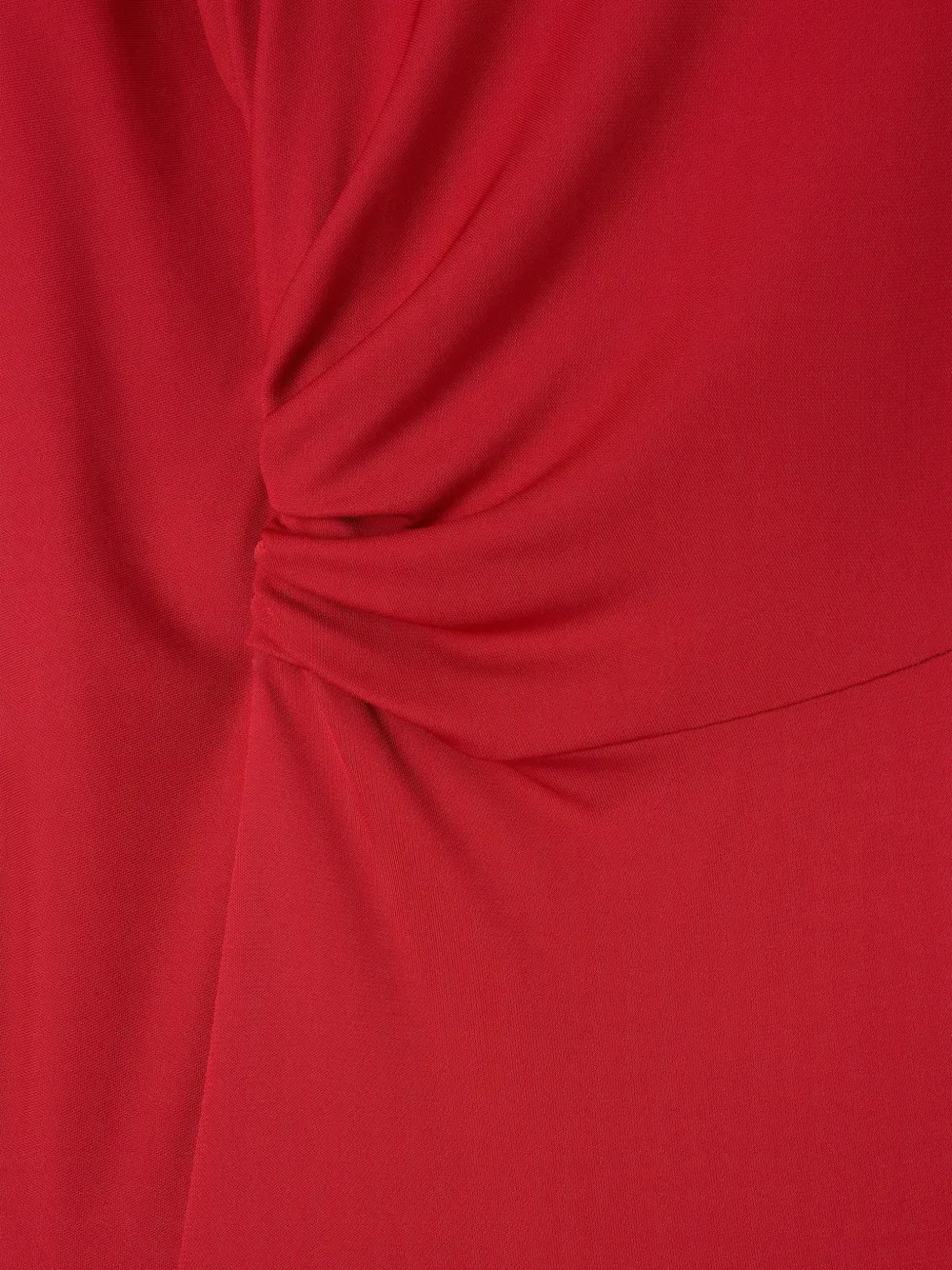 RETORI Gedrapeerde maxi-jurk Rood