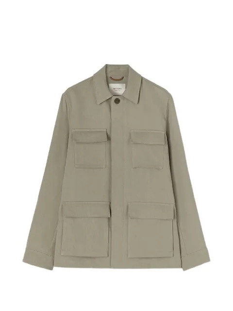 RETORI Saharienne pocket-details linen jacket