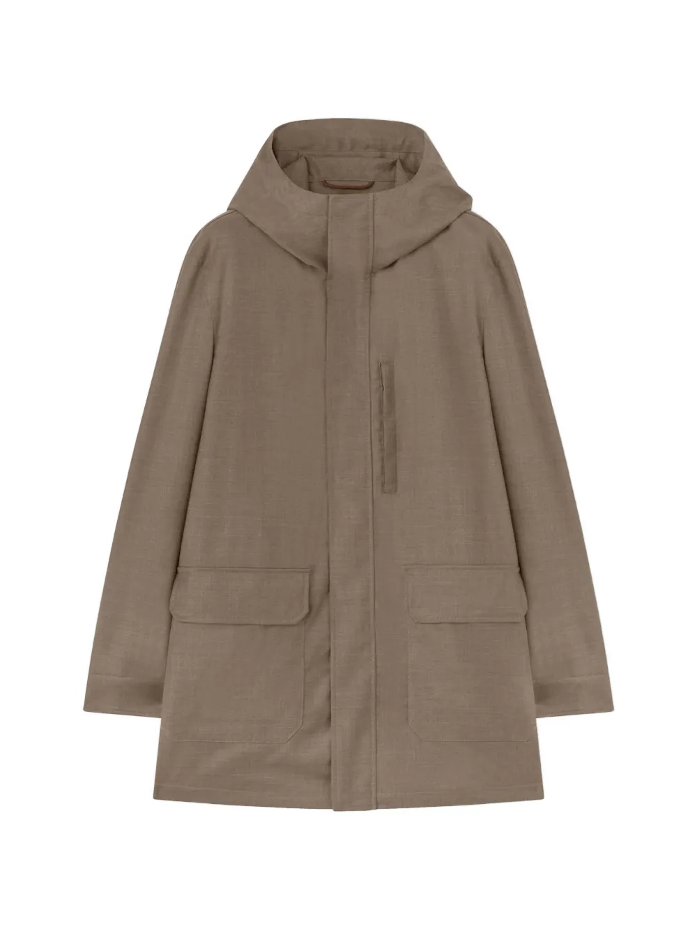RETORI water-repellent wool parka - Nude