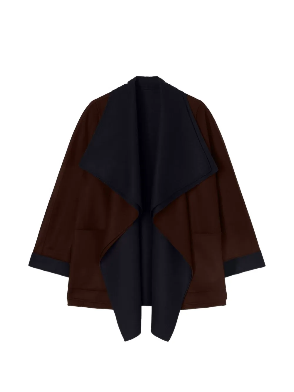 RETORI shawl-collar coat - Marrone