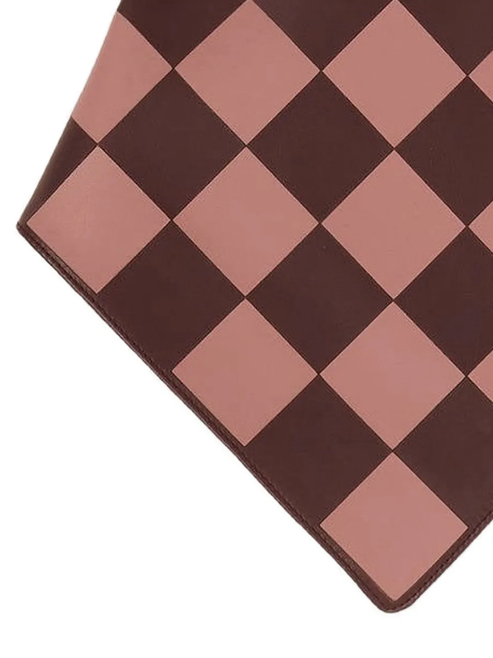 RETORI Leren bandana Bruin