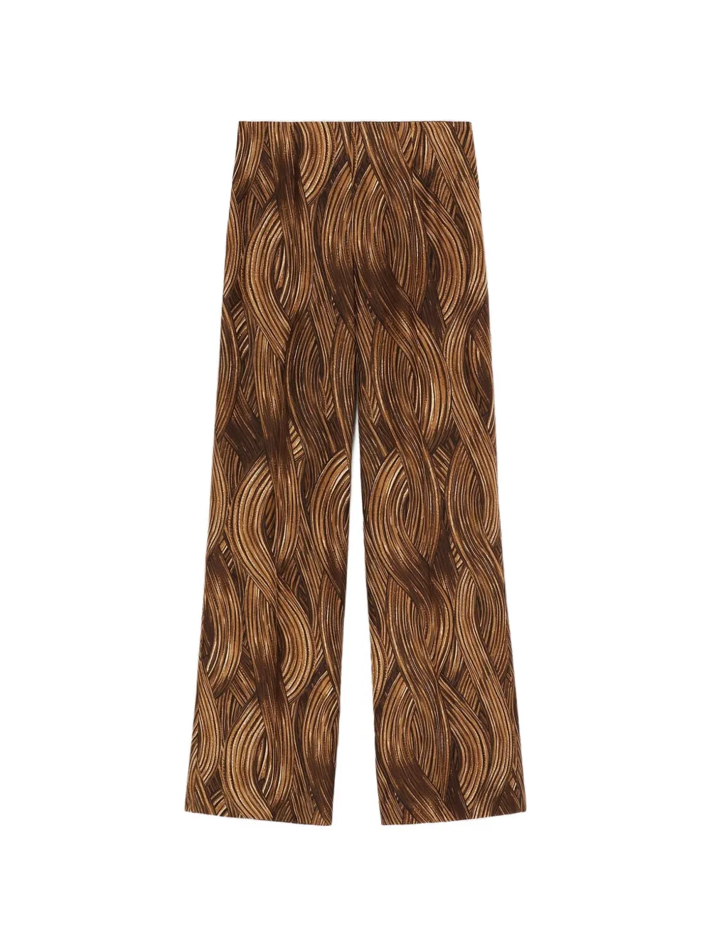 RETORI printed silk trousers