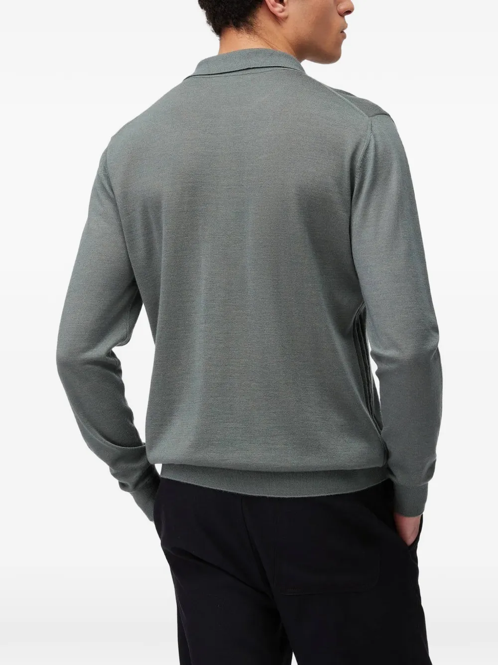 RETORI Poloshirt met argyle-detail Groen