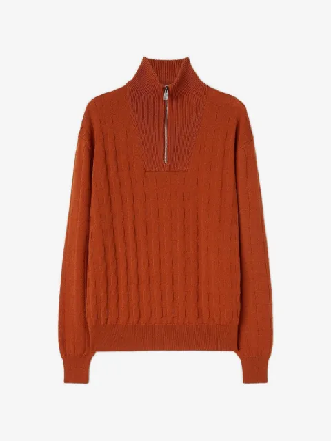 RETORI zip-up cashmere sweater