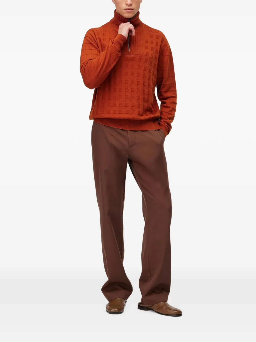 RETORI Kasjmier trui Oranje