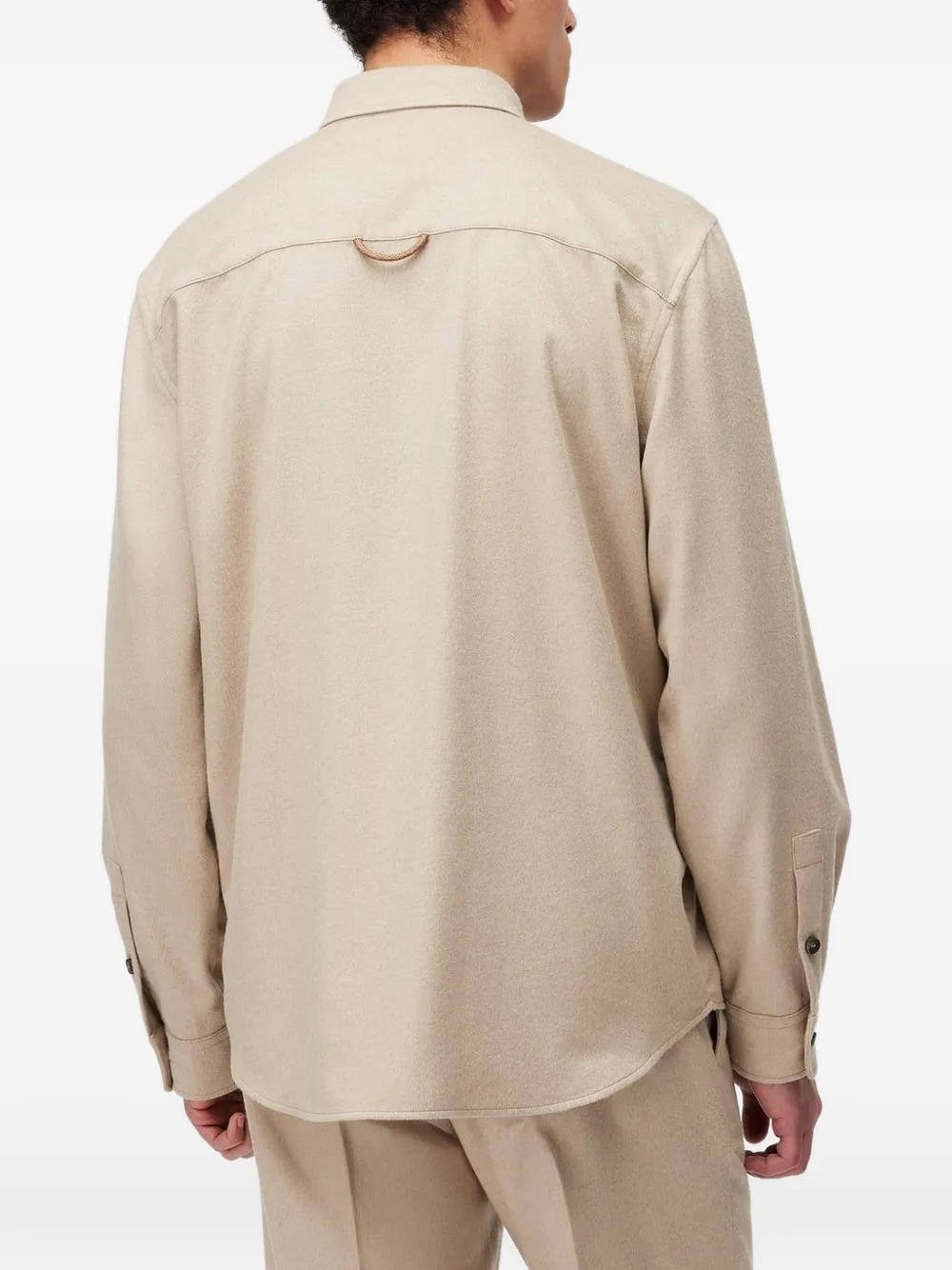 RETORI Shirtjack met touwdetail Beige