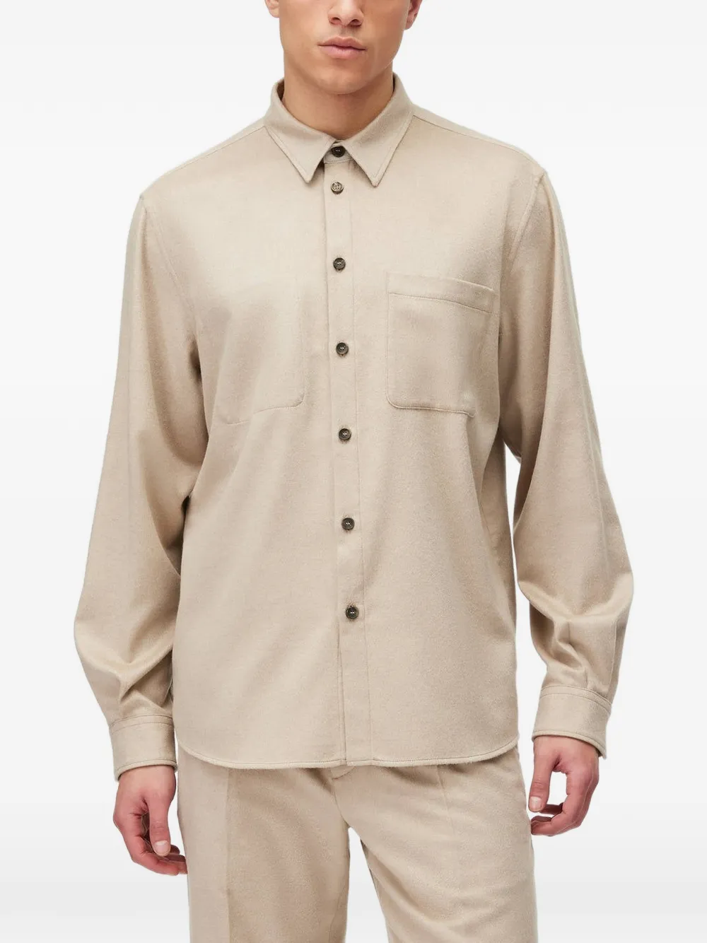 RETORI Shirtjack met touwdetail Beige
