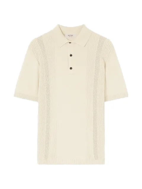 RETORI knitted polo shirt